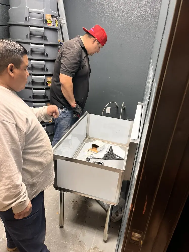Commercial plumbing and sink installation in Woodbine
